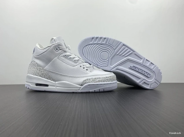 Air Retro 3 952 Jordan White' 'Triple GoodFit PS 429487- 0619